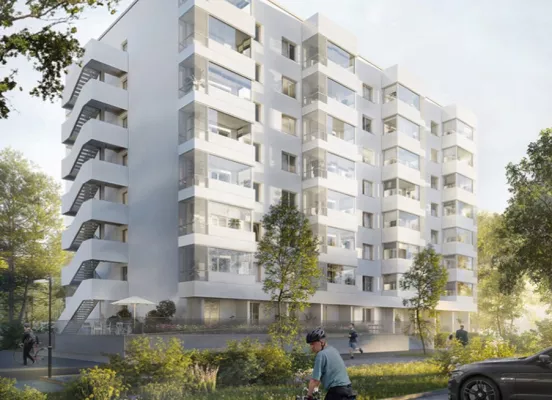 Straße der Einheit 1 Außenasicht geplant
