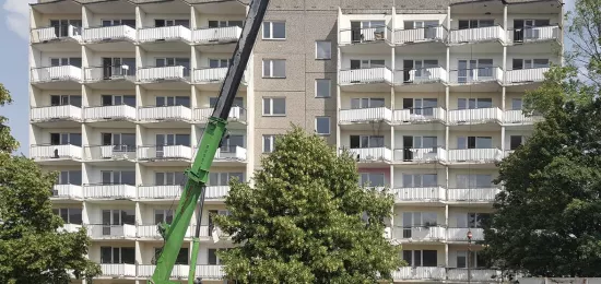 Straße der Einheit 1 Außenansicht Abriss